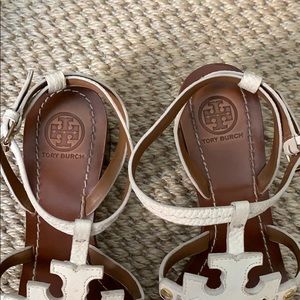 Tory Burch Shoes - Tory Burch block heels - practically brand new! Tory Burch Shoes - Tory Burch block heels - practically brand new!